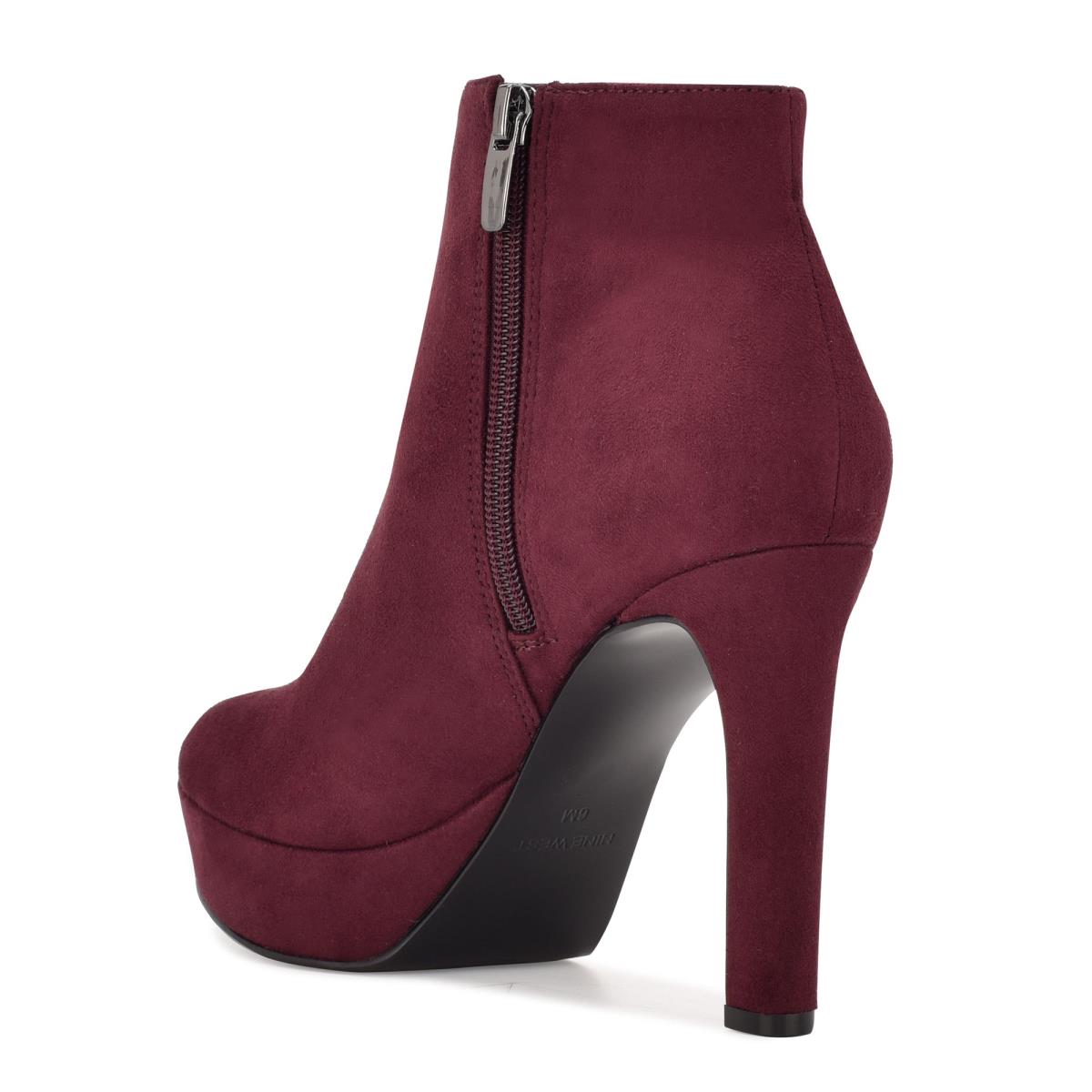 Nine West Glowup Platform Naisten Saappaat Claret | 5438AHGLF