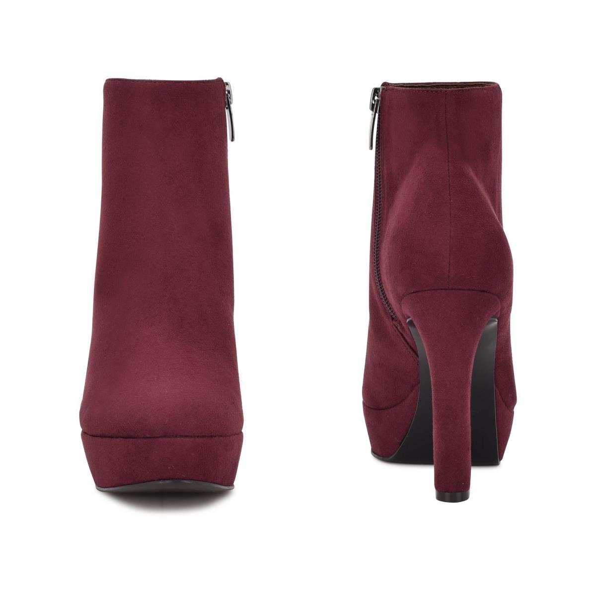 Nine West Glowup Platform Naisten Saappaat Claret | 5438AHGLF