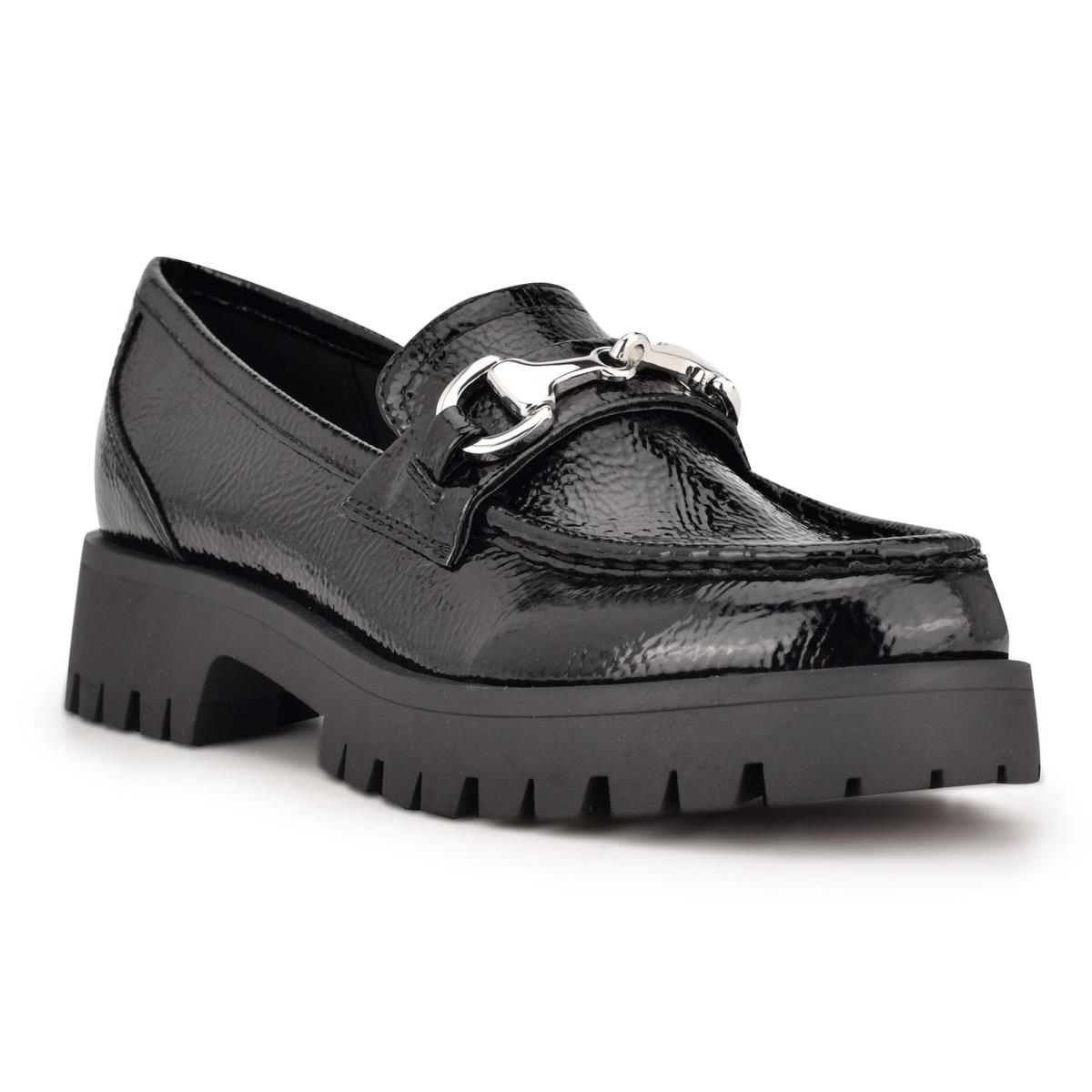 Nine West Gonehme Lug Sole Naisten Loaferit Mustat | 7816WFRTX