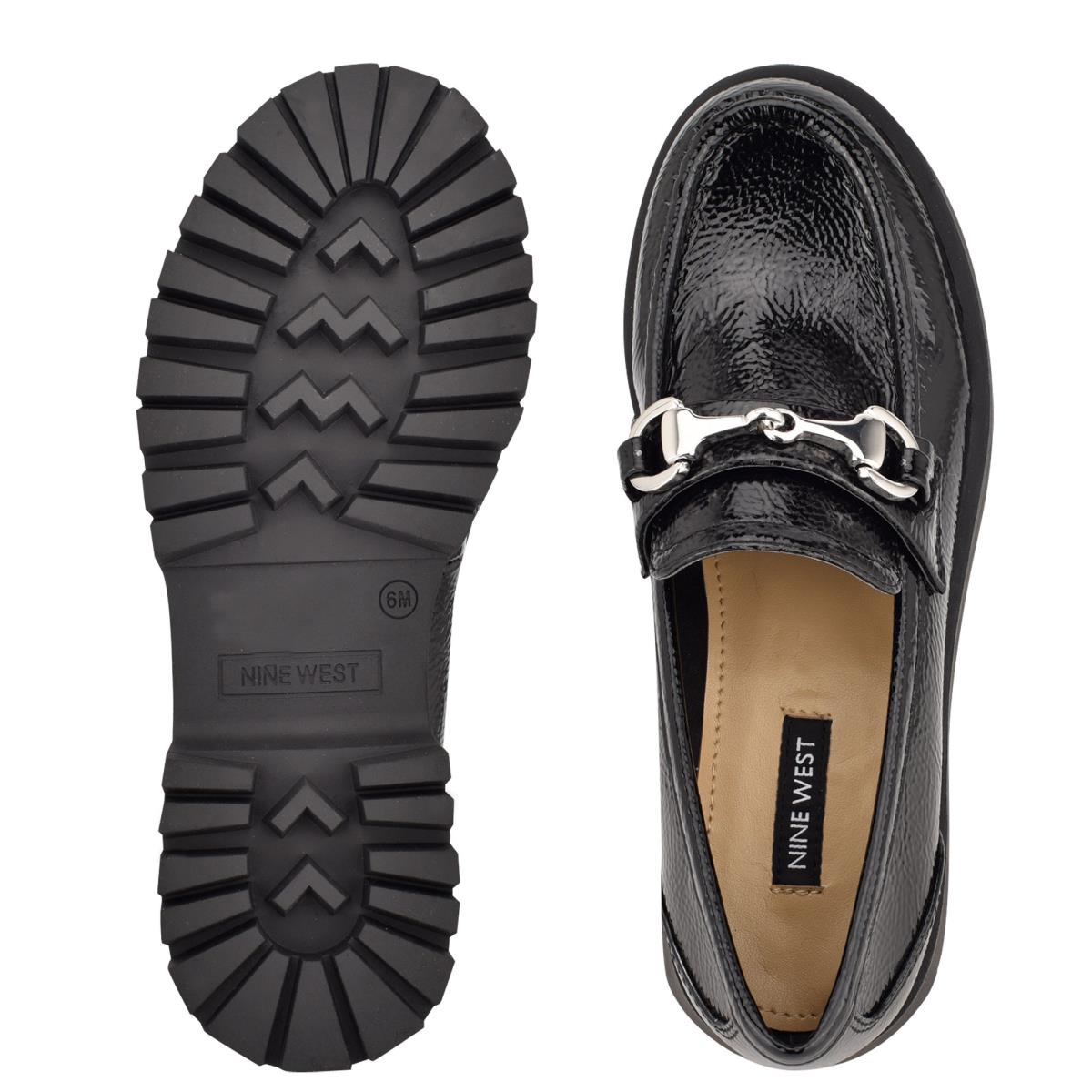 Nine West Gonehme Lug Sole Naisten Loaferit Mustat | 7816WFRTX