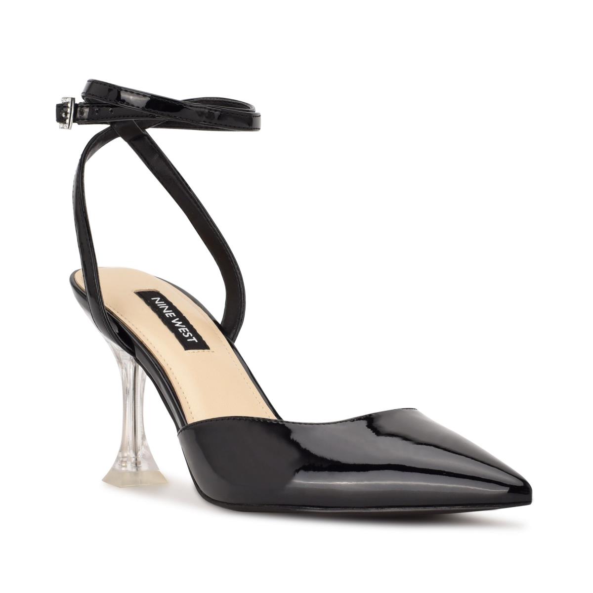 Nine West Harlowe Ankle Strap Naisten Avokkaat Mustat | 6475XZSUF