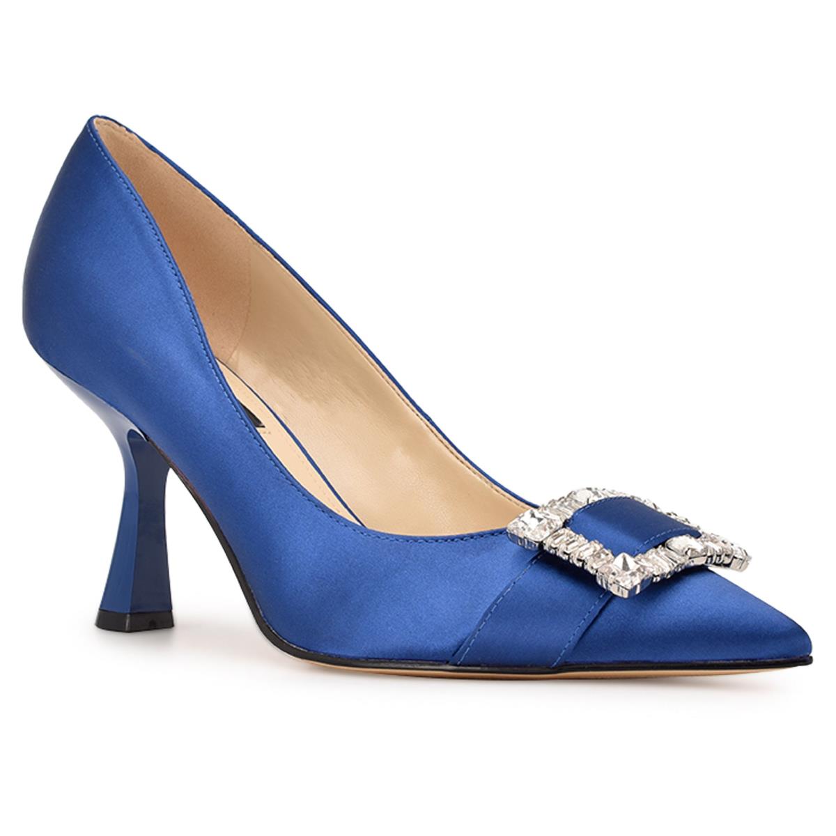 Nine West Helyn Pointy Varvas Naisten Avokkaat Sininen | 6982VYEOL