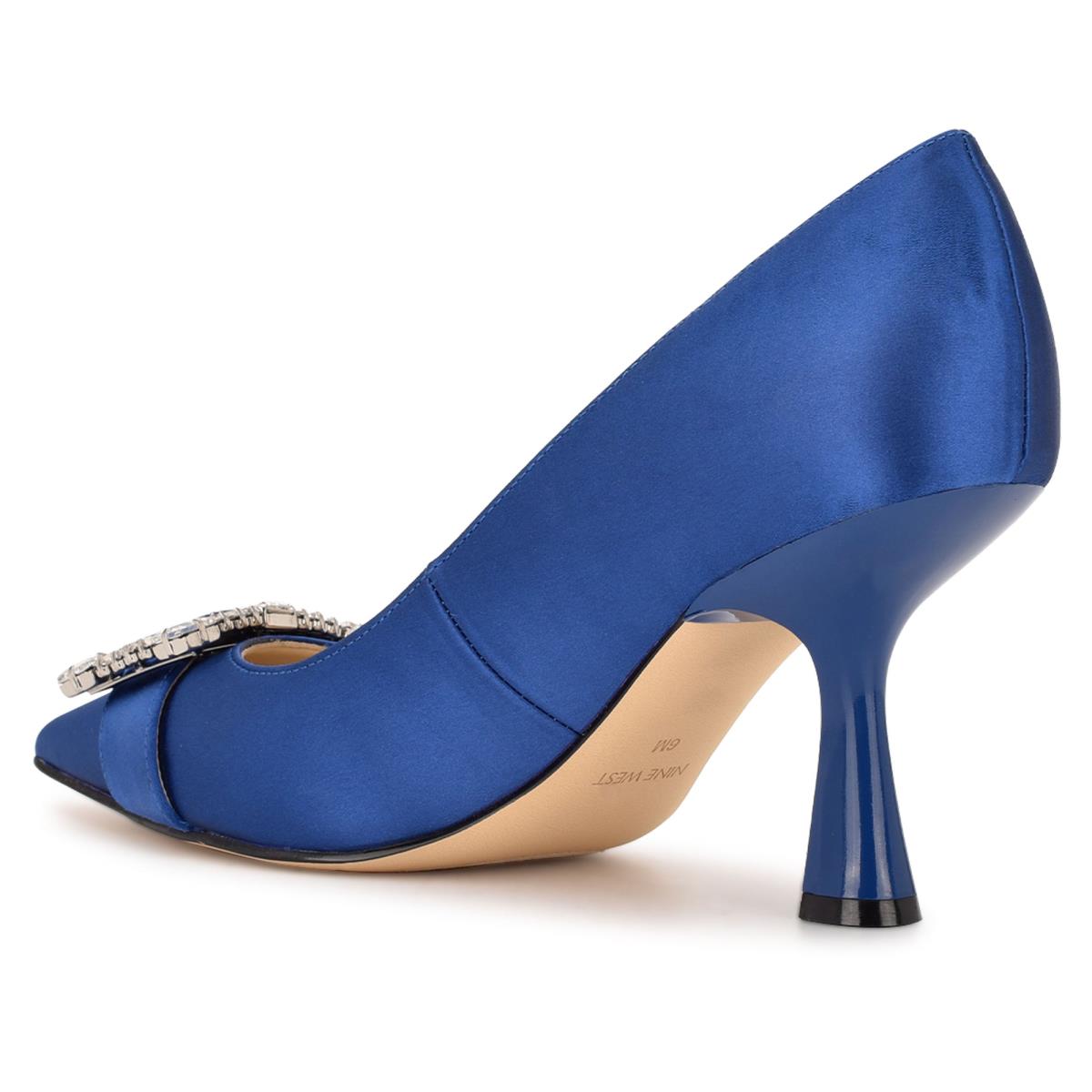 Nine West Helyn Pointy Varvas Naisten Avokkaat Sininen | 6982VYEOL