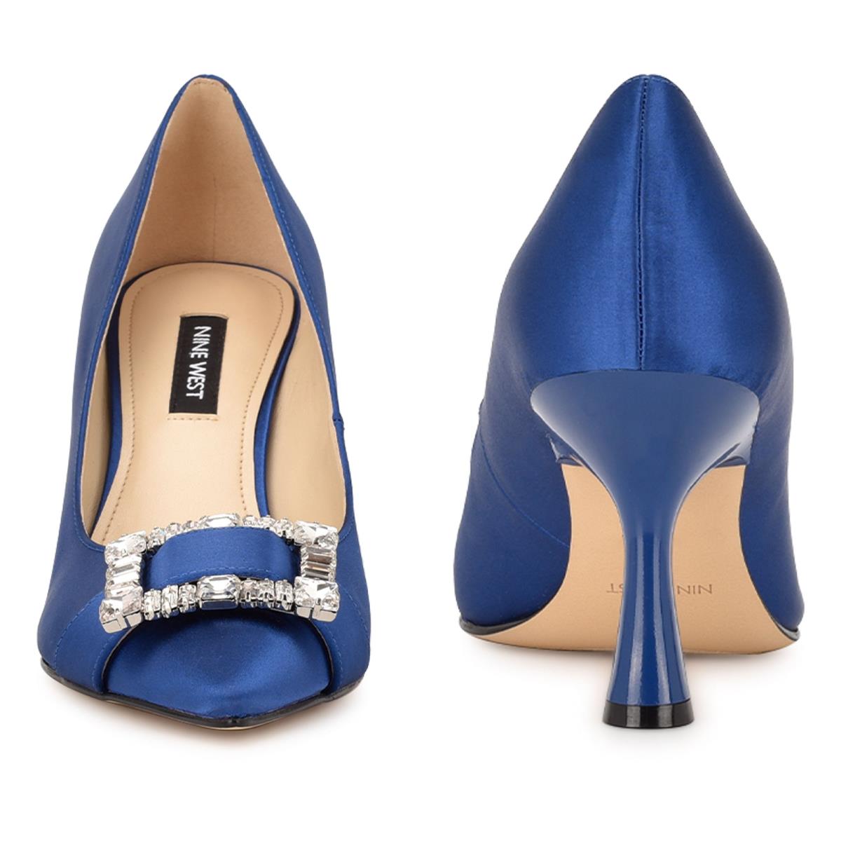 Nine West Helyn Pointy Varvas Naisten Avokkaat Sininen | 6982VYEOL