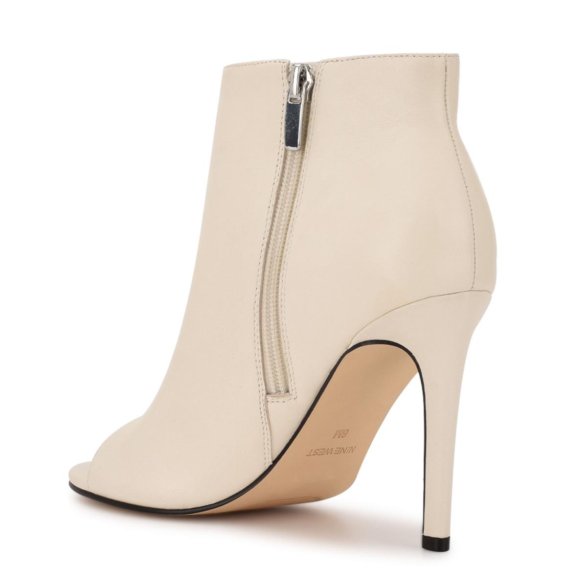 Nine West Izip Peep toe Naisten Saappaat Kerma | 4370WINGS