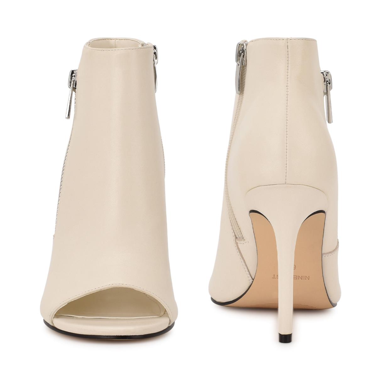 Nine West Izip Peep toe Naisten Saappaat Kerma | 4370WINGS