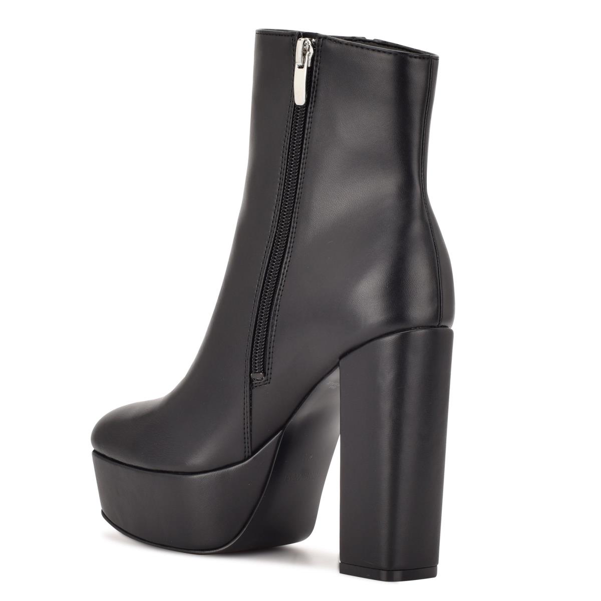 Nine West Kerri Platform Naisten Saappaat Mustat | 2713FHTUB