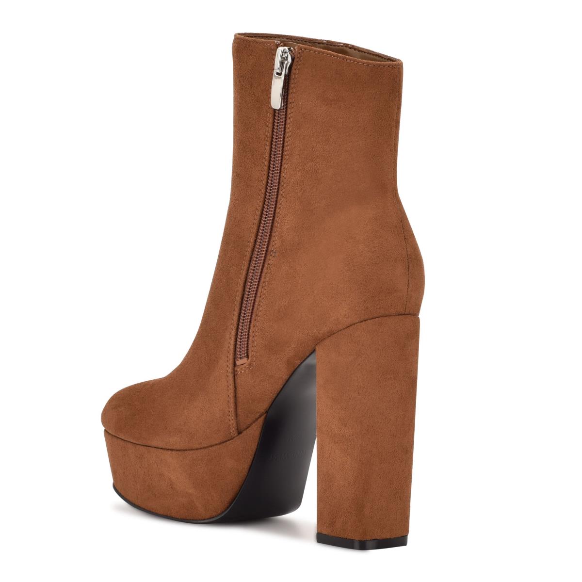 Nine West Kerri Platform Naisten Saappaat Ruskea | 5069VBGXM