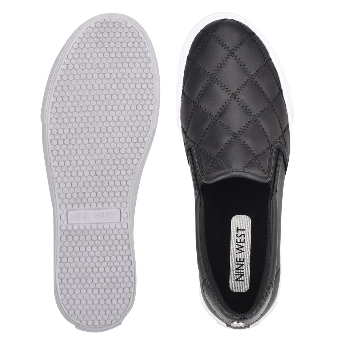 Nine West Lala Naisten Slip On Tennarit Mustat Mustat | 1834GIPCZ