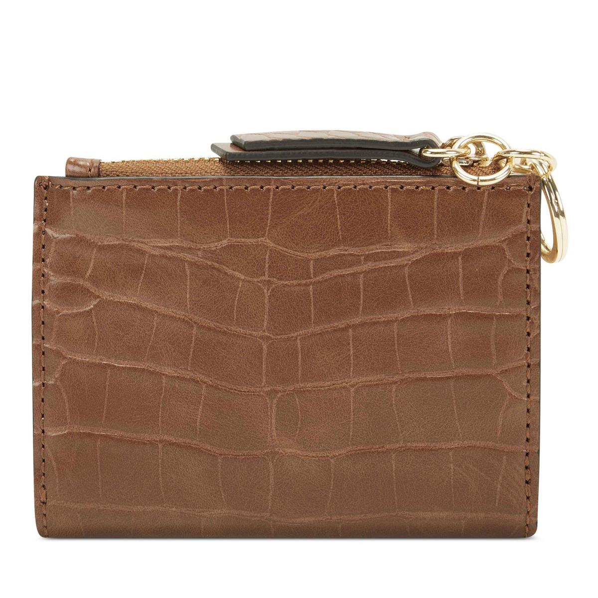 Nine West Lawson Small Zip Wallet Naisten Lompakko Ruskea | 1794CALFM