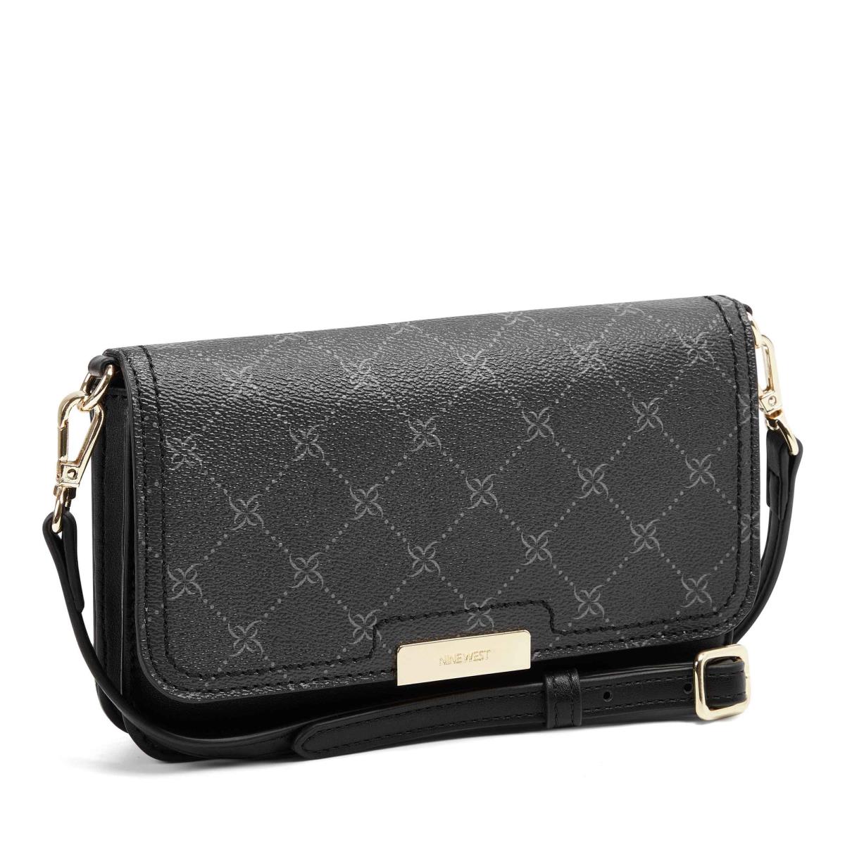 Nine West Lawson Wallet On A String Naisten Crossbody Laukut Mustat | 2568ZUQTY