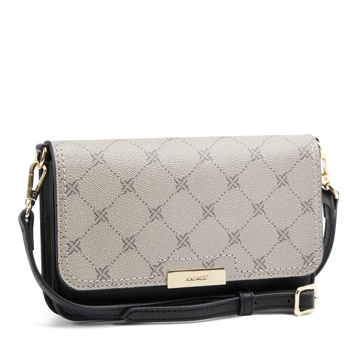 Nine West Lawson Wallet On A String Naisten Crossbody Laukut Mustat Valkoinen | 4831THGOQ