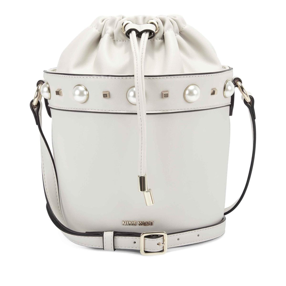 Nine West Laylin Drawstring Bucket Naisten Crossbody Laukut Valkoinen | 9587YLIZO