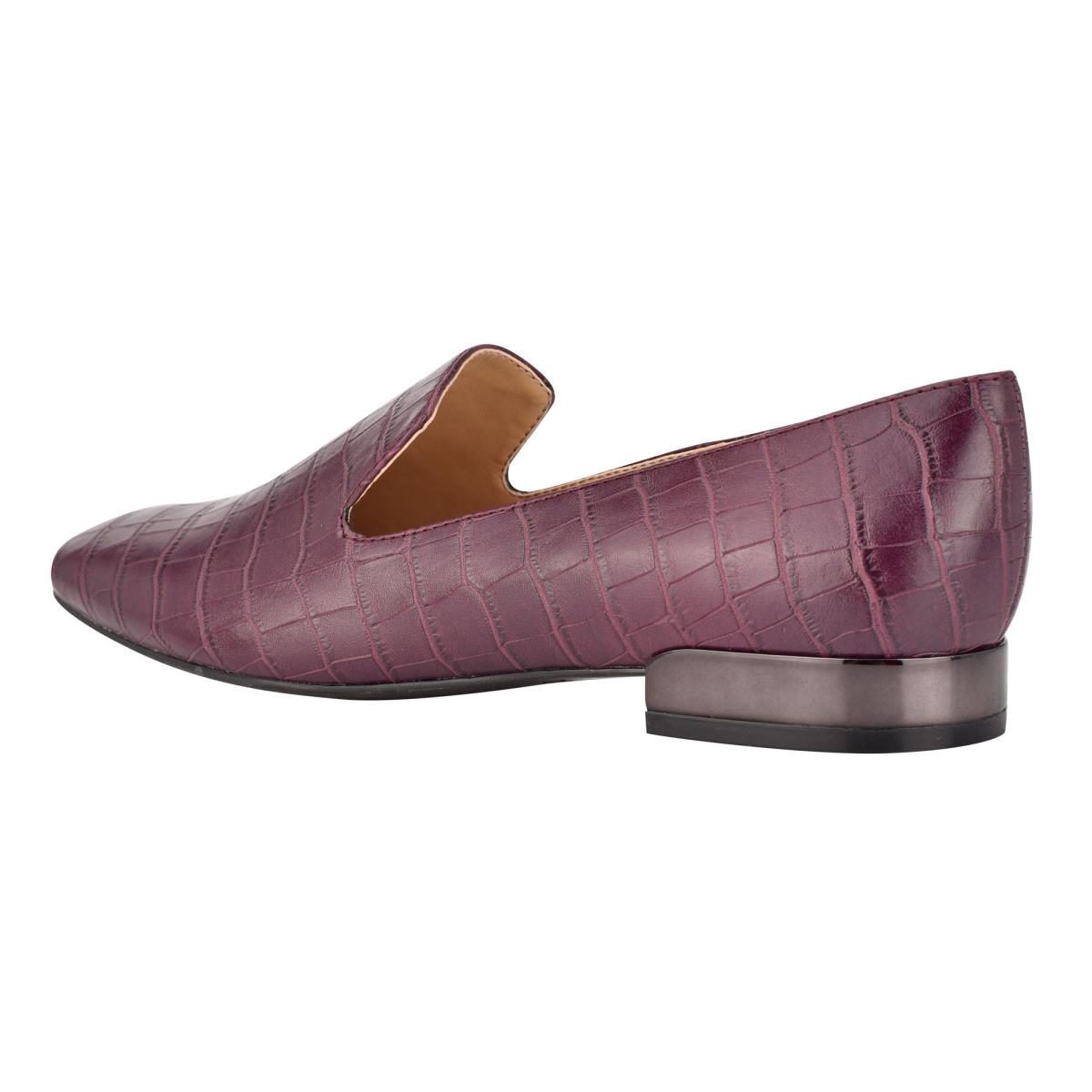 Nine West Lisette Smoking Naisten Flats Claret | 5281HIXWQ