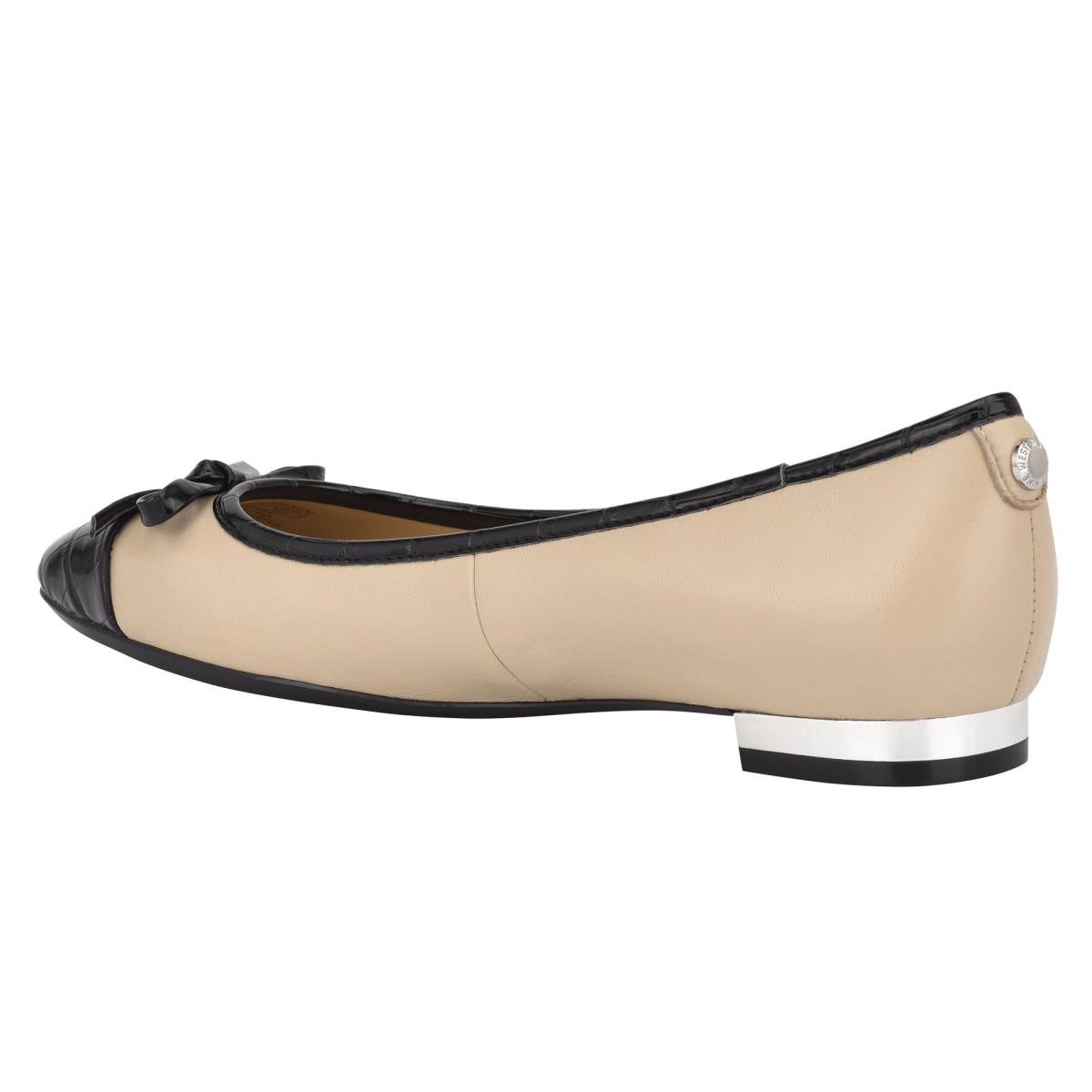 Nine West Olly 9x9 Ballet Naisten Flats Beige Mustat | 2879NOCRY