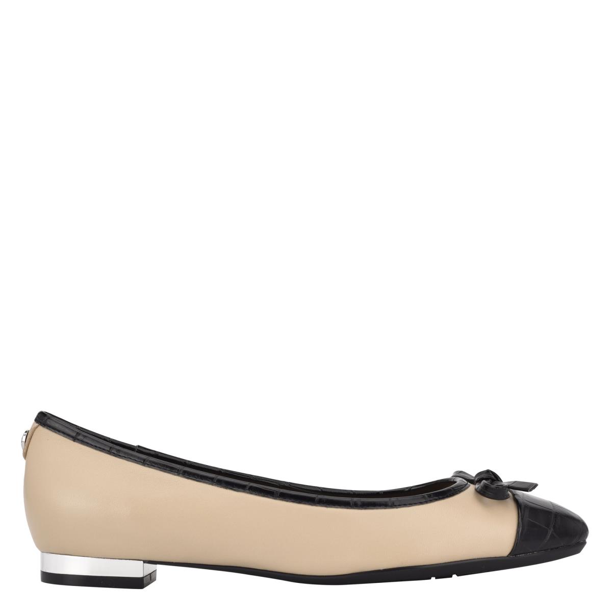 Nine West Olly 9x9 Ballet Naisten Flats Beige Mustat | 2879NOCRY