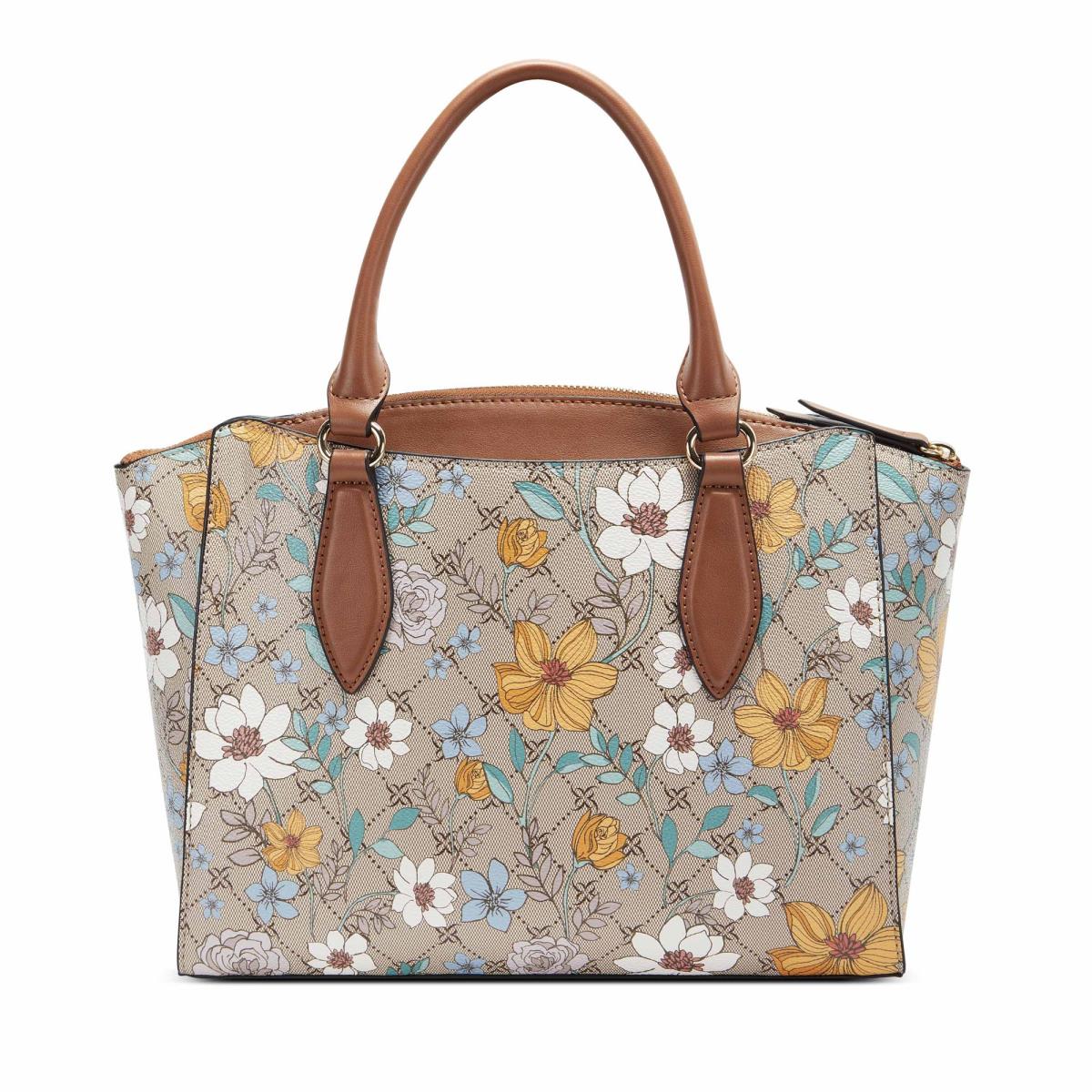 Nine West Paisley Jet Set Naisten Satchel Laukku Kukka | 1854SMJHY