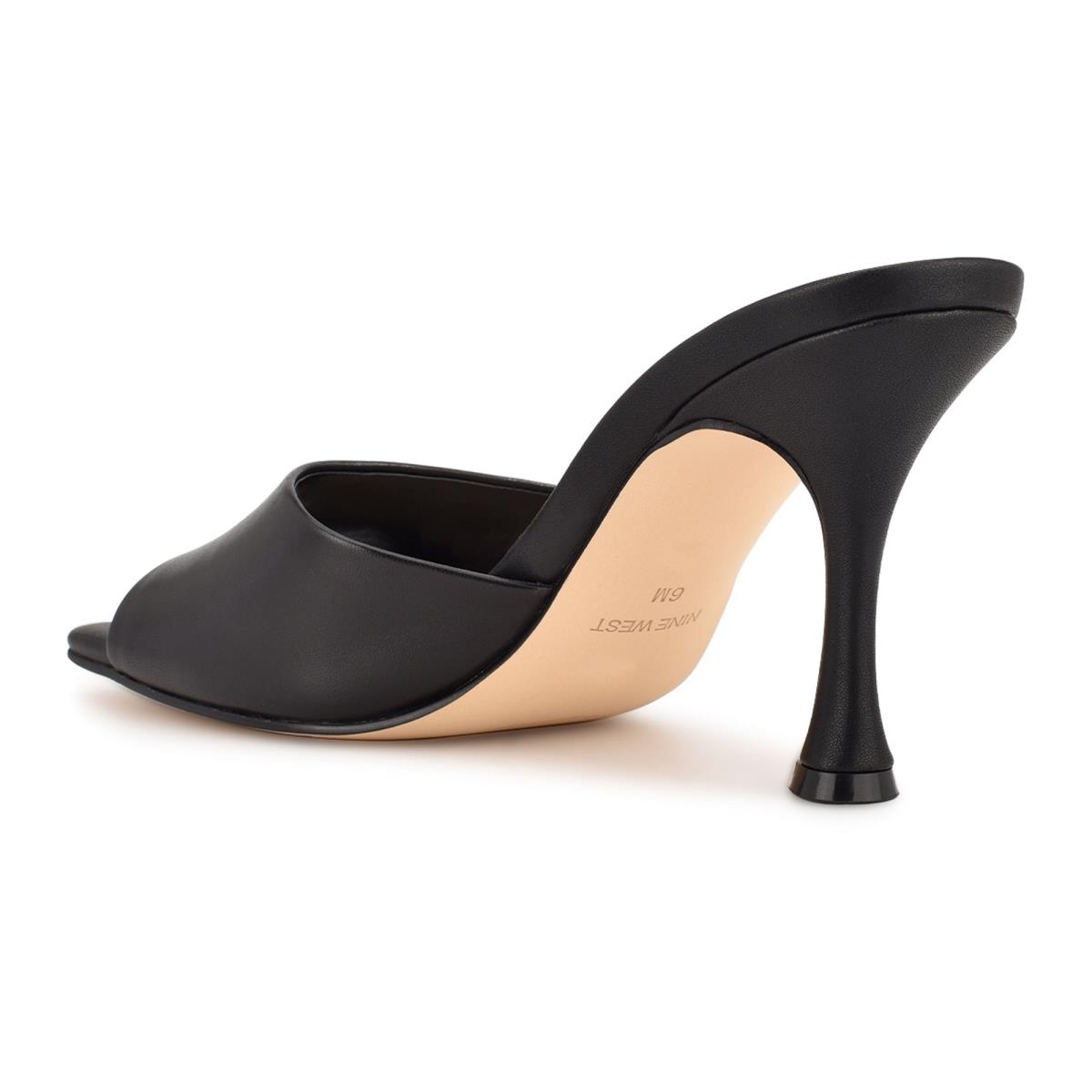 Nine West Perfact Korko Naisten Slide Sandaalit Mustat | 9147ZBNSE