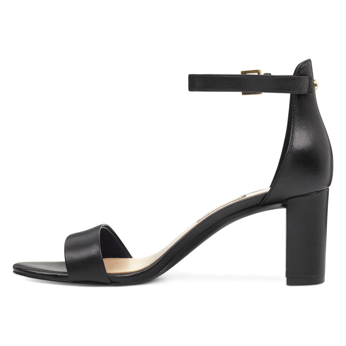 Nine West Pruce Ankle Strap Block Naisten Korkokenkä Sandaalit Mustat | 8134VXFNE