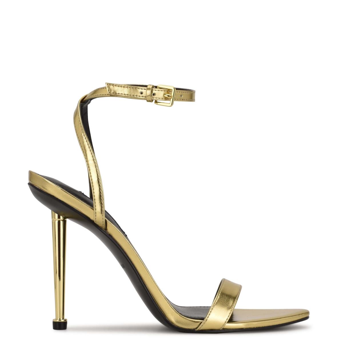 Nine West Reina Ankle Naisten Ranneke Sandaalit Kultaiset | 0967VHWBM