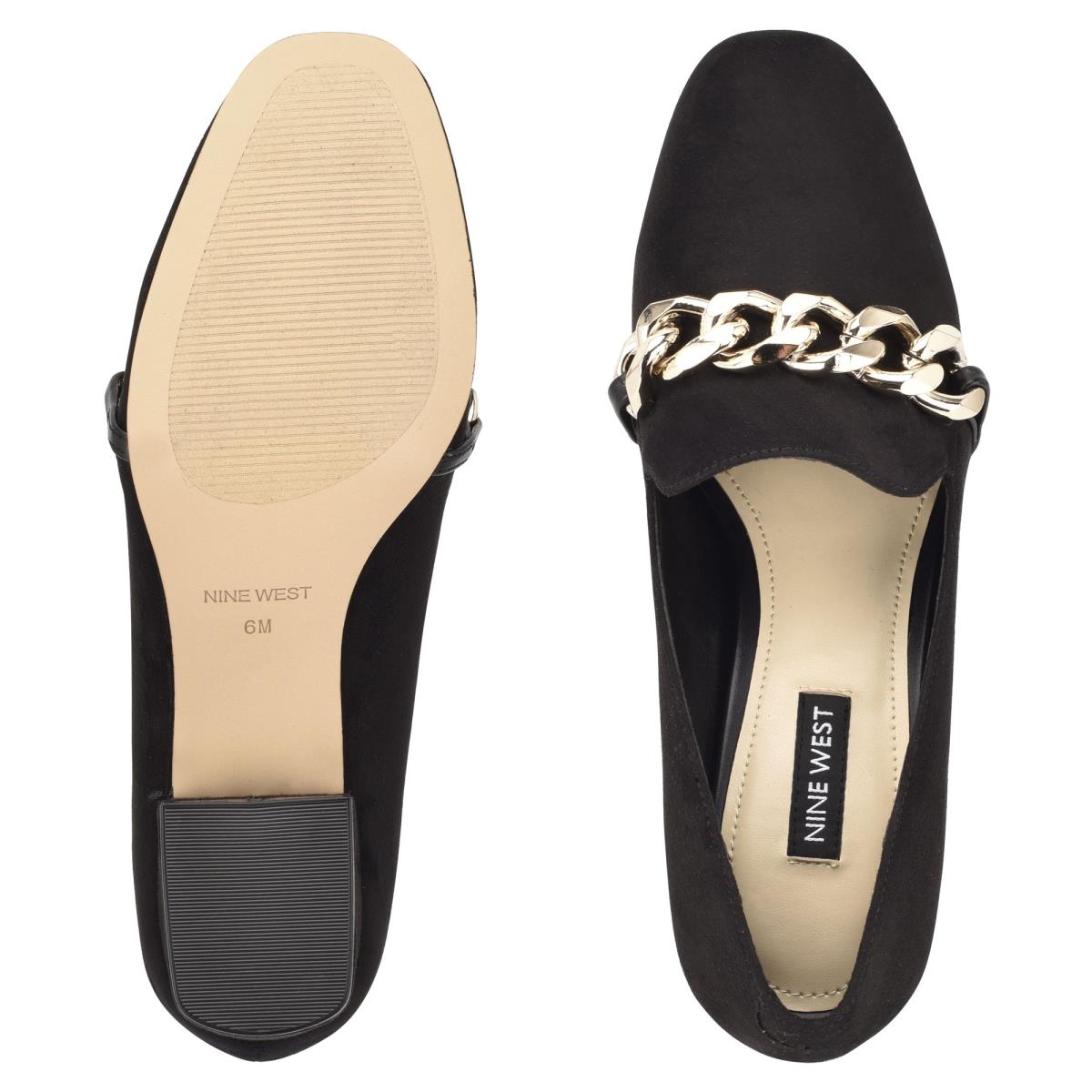 Nine West Remal Korko Naisten Loaferit Mustat Mustat | 8176YDTBK