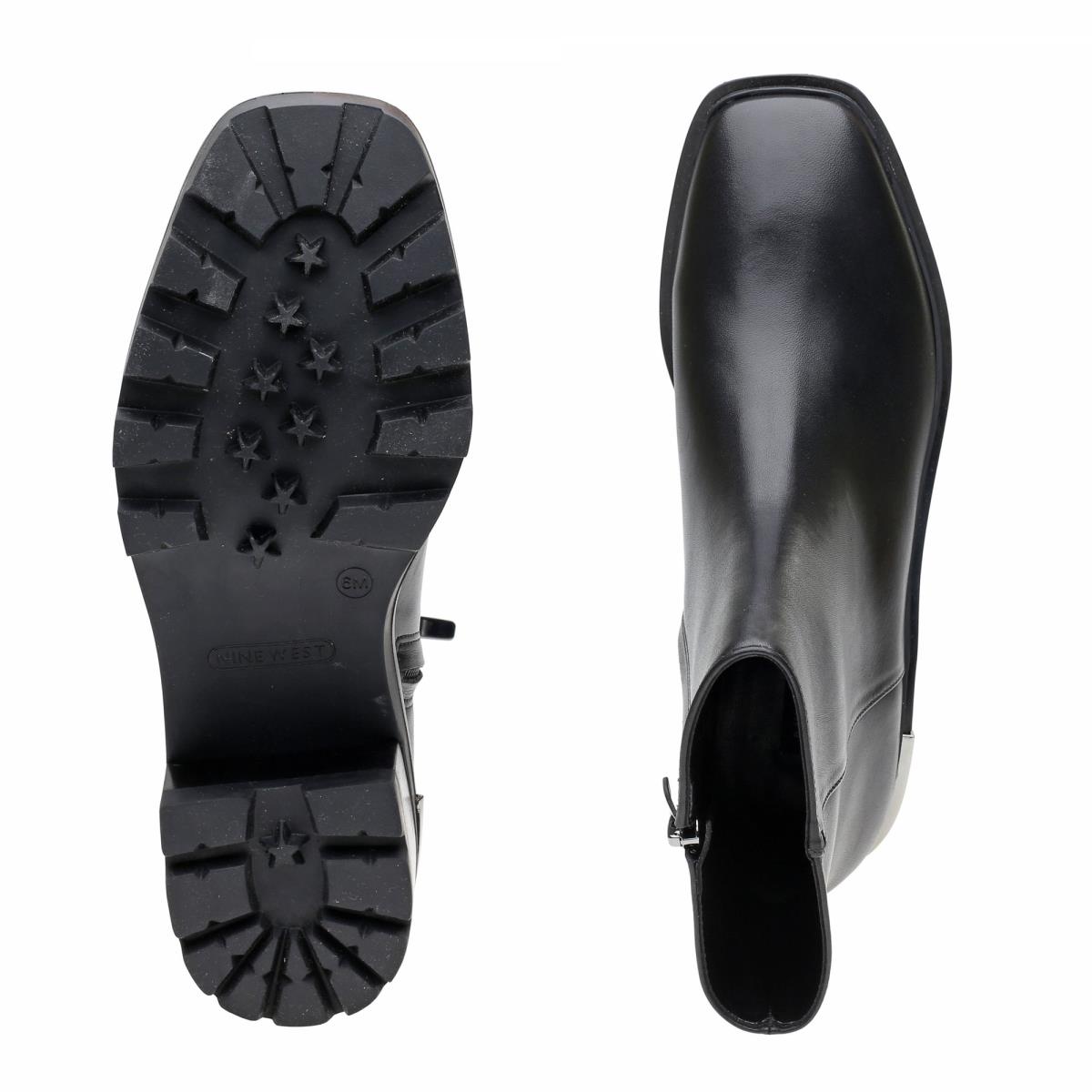 Nine West Remmie Lug Sole Naisten Saappaat Mustat | 9435QGPXW