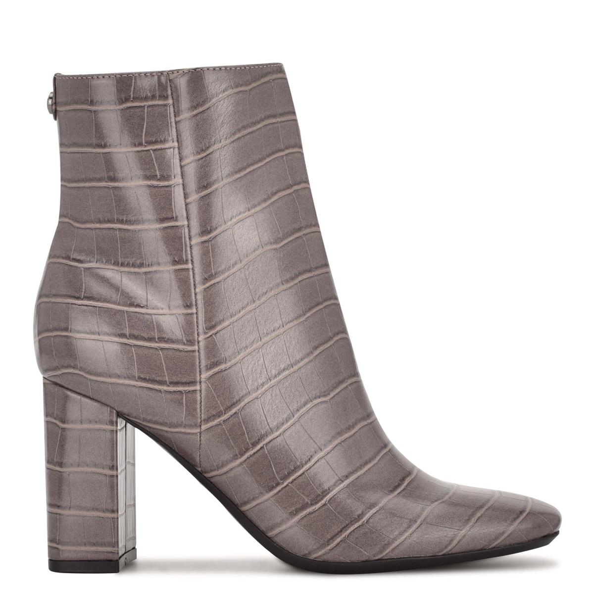 Nine West Sardo 9x9 Korko Naisten Saappaat Harmaat | 9230VIPFN