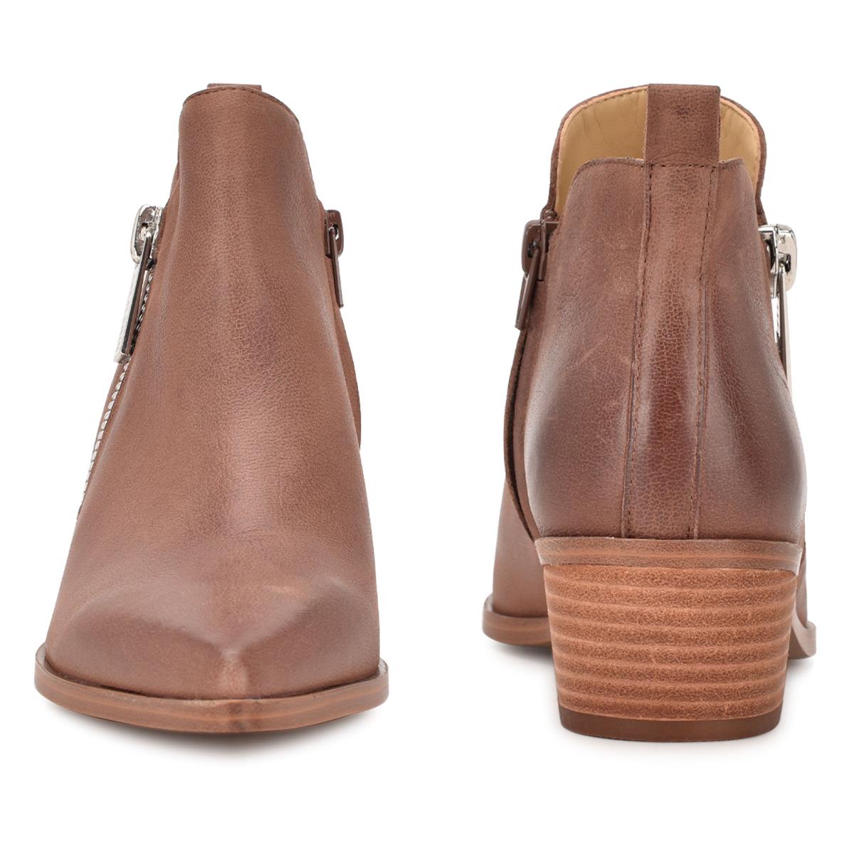 Nine West Single Pointy Varvas Naisten Saappaat Ruskea | 0189SFZMO