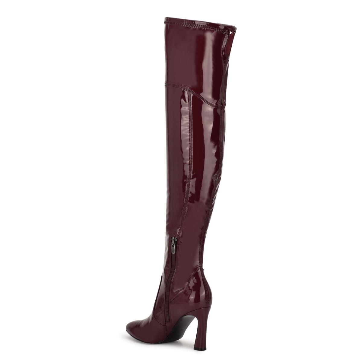 Nine West Sizzle Over The Knee Heel Naisten Saappaat Pinkki | 6012JKUAR