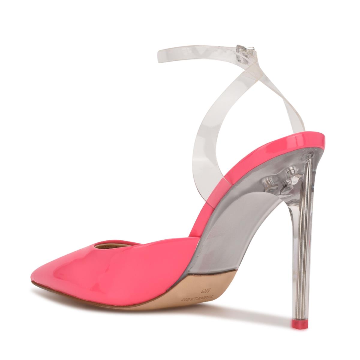 Nine West Sparkea Ankle Strap Naisten Avokkaat Pinkki | 7834ELHAO