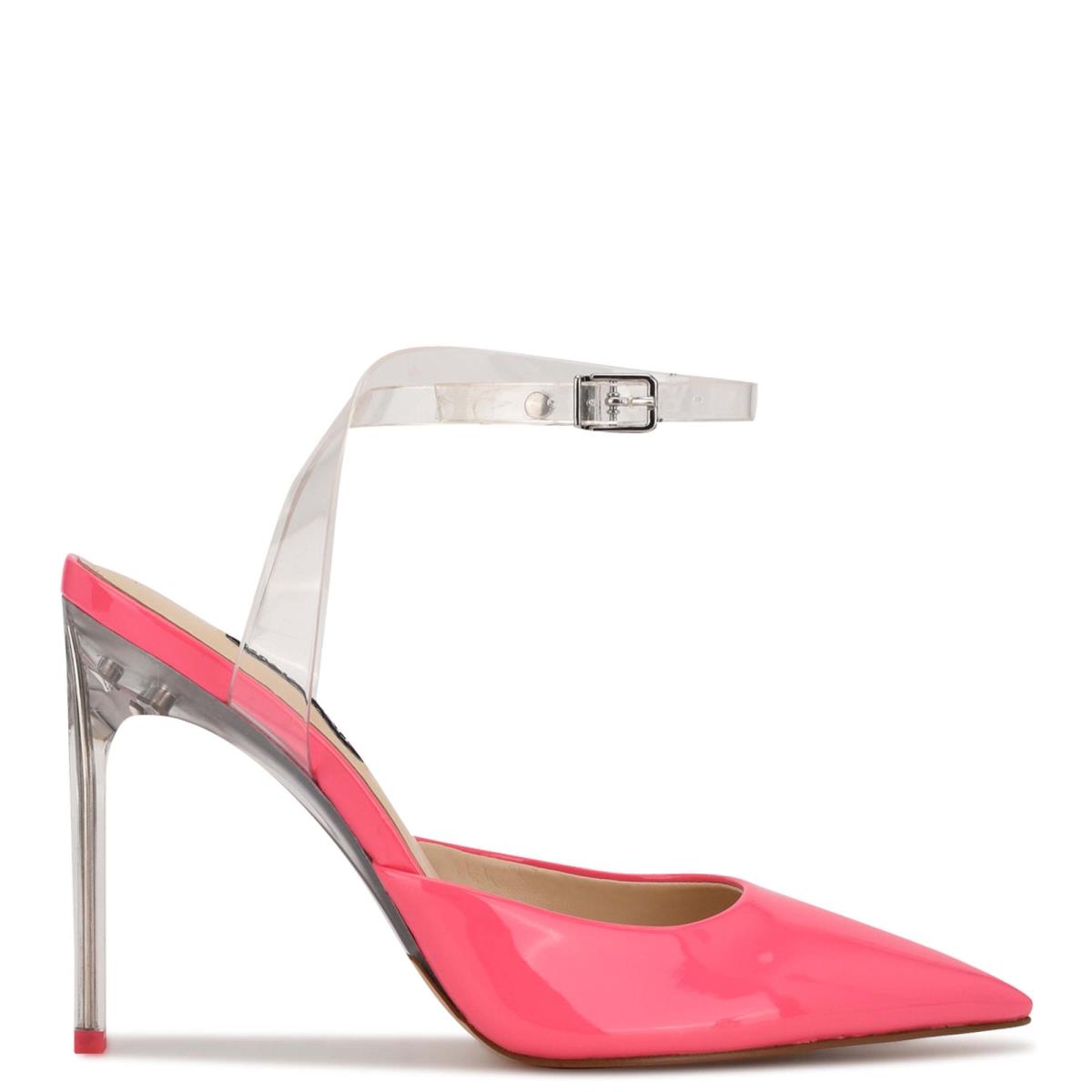 Nine West Sparkea Ankle Strap Naisten Avokkaat Pinkki | 7834ELHAO