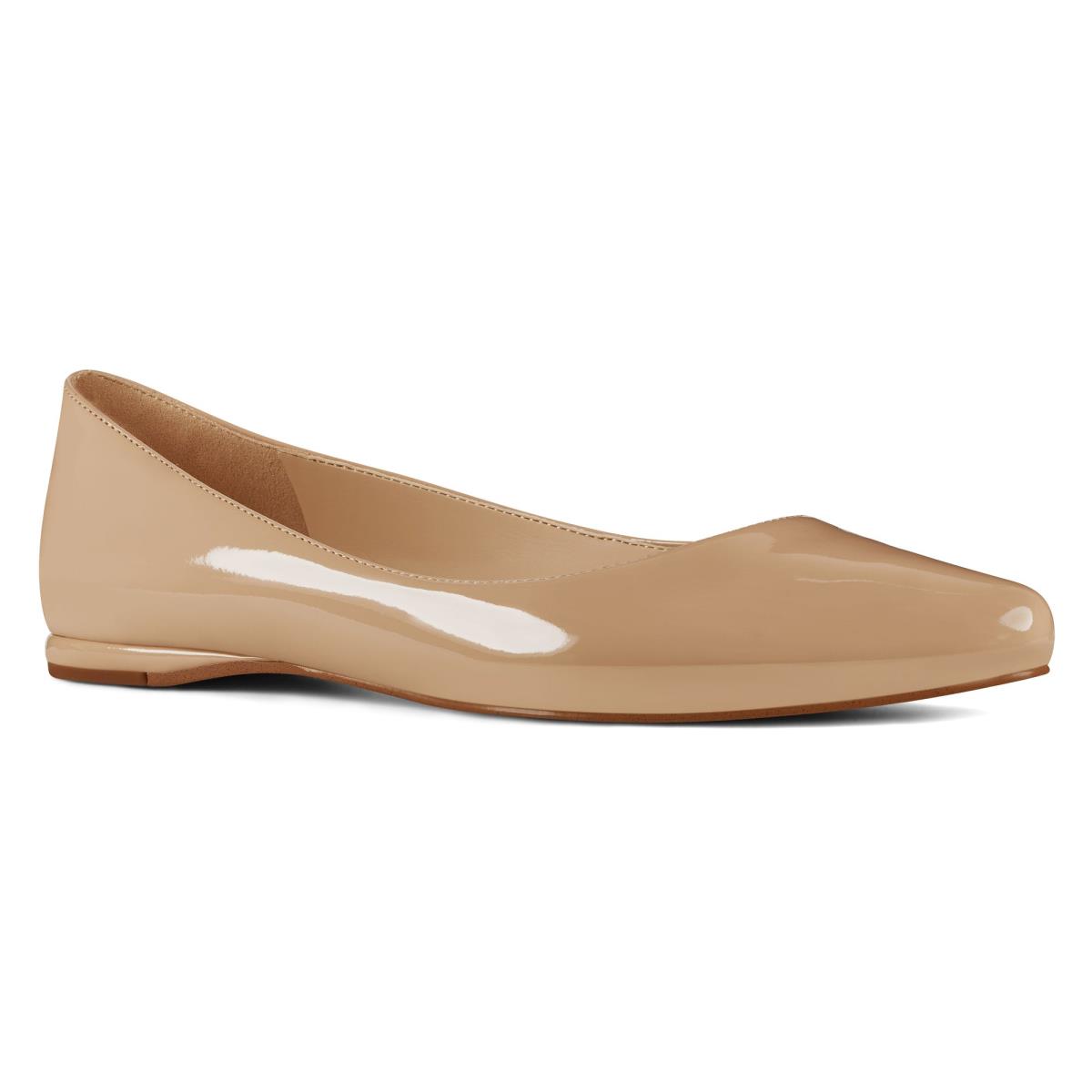 Nine West Speakup Almond Varvas Naisten Flats Vaaleanbeige | 0583JWQAO