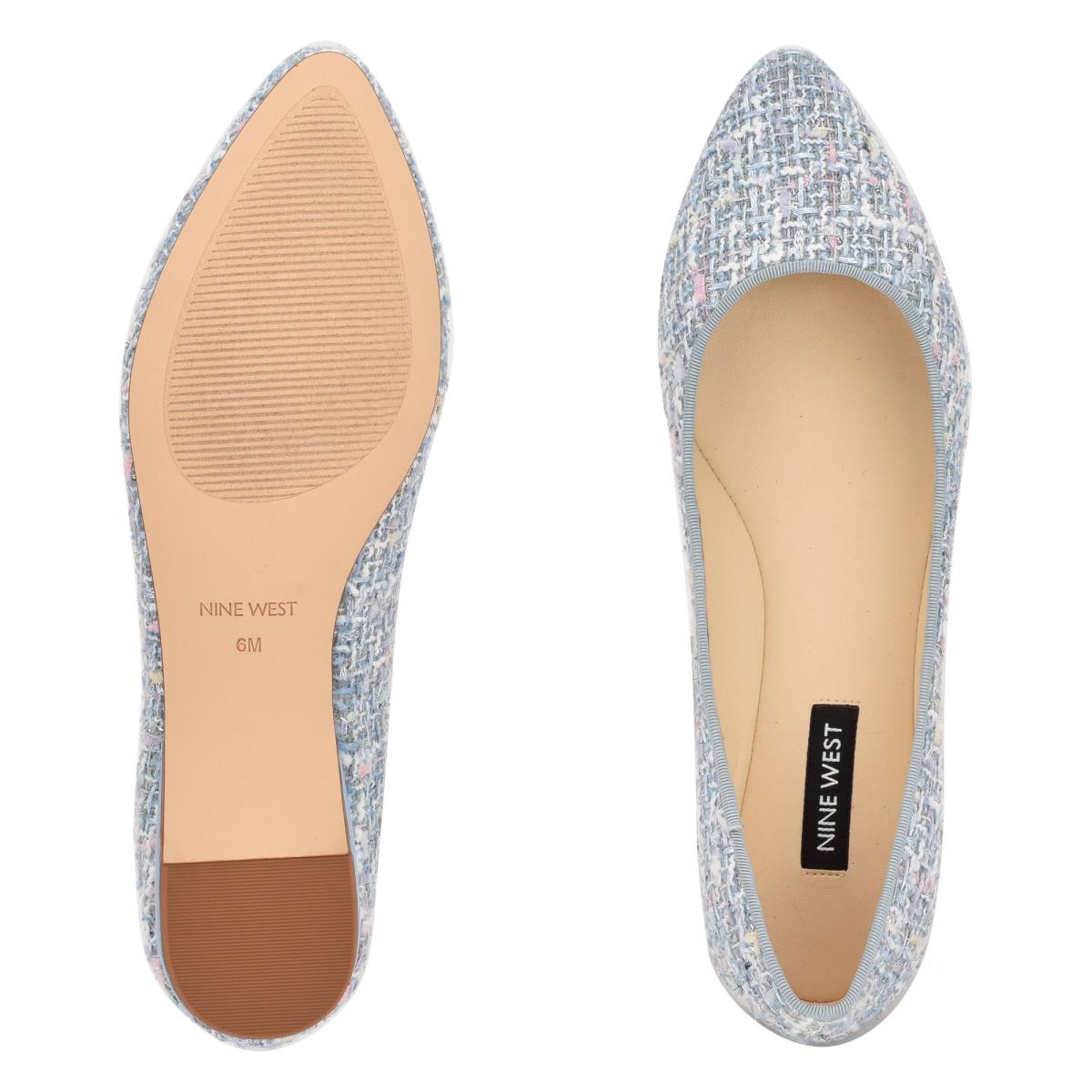 Nine West Speakup Almond Varvas Naisten Ballerinat Vaaleansininen | 7023UYCJP