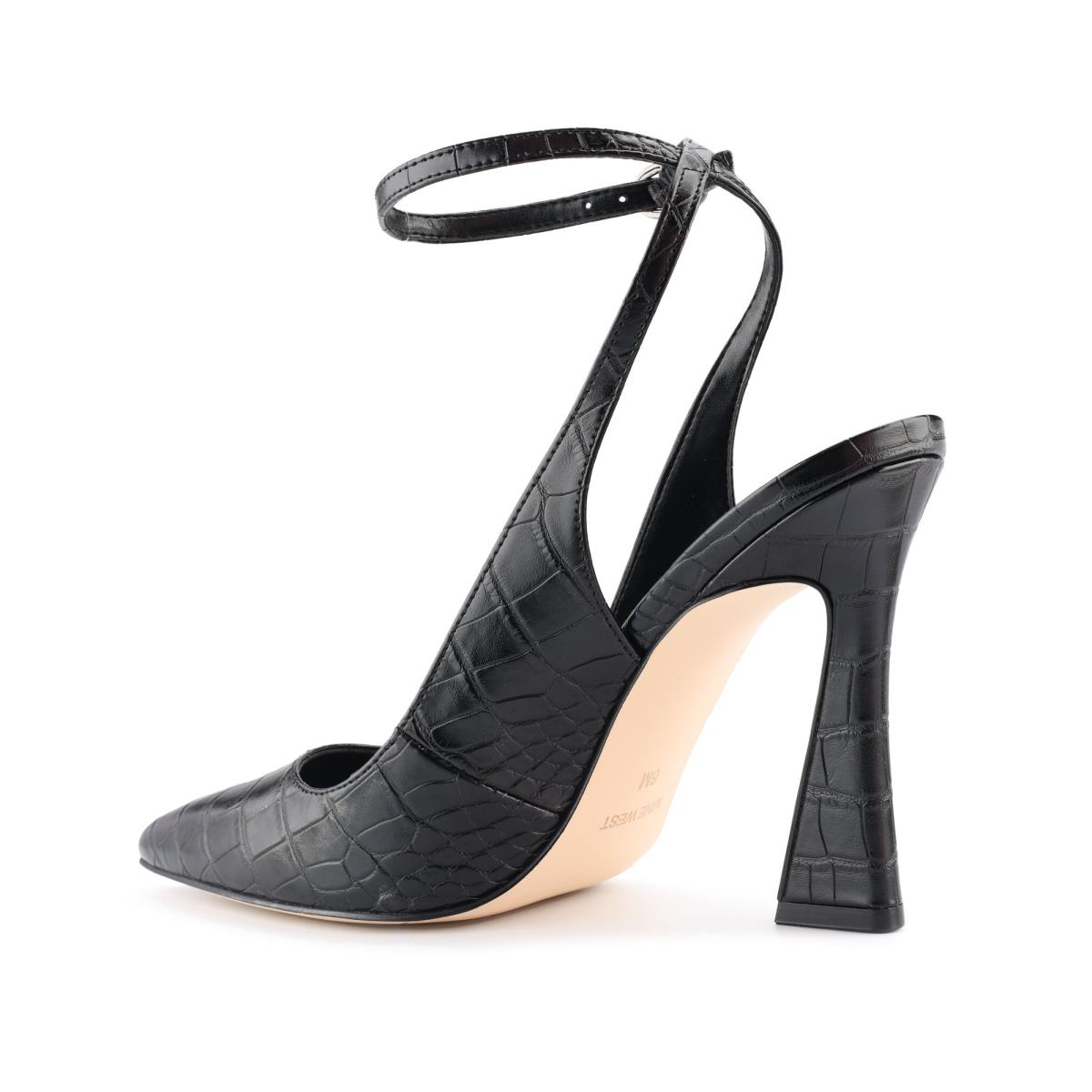 Nine West Tabita Ankle Strap Mekko Naisten Avokkaat Mustat | 9364KLOIM