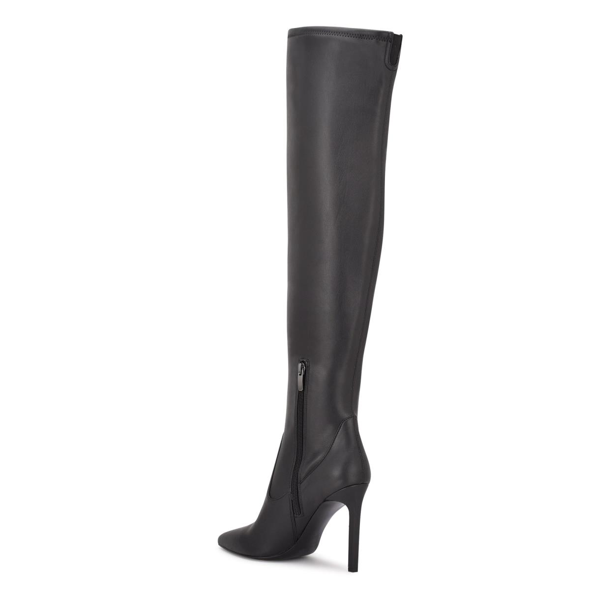 Nine West Tacy Over The Knee Naisten Saappaat Mustat | 4287NMWRT