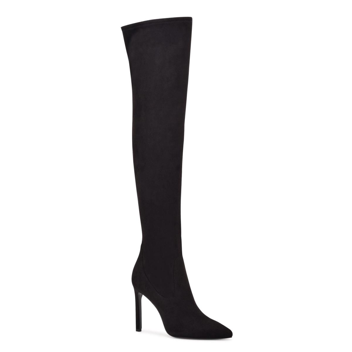 Nine West Tacy Over The Knee Naisten Saappaat Mustat | 4628RUCMN