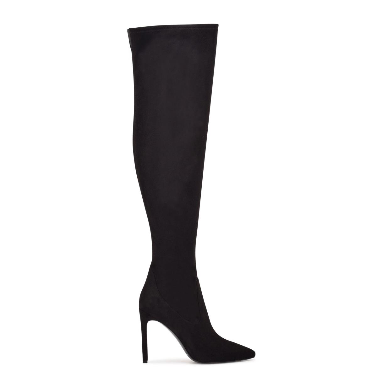 Nine West Tacy Over The Knee Naisten Saappaat Mustat | 4628RUCMN