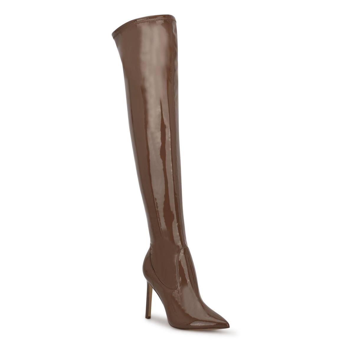 Nine West Tacy Over The Knee Naisten Saappaat Ruskea | 6751OMNGA