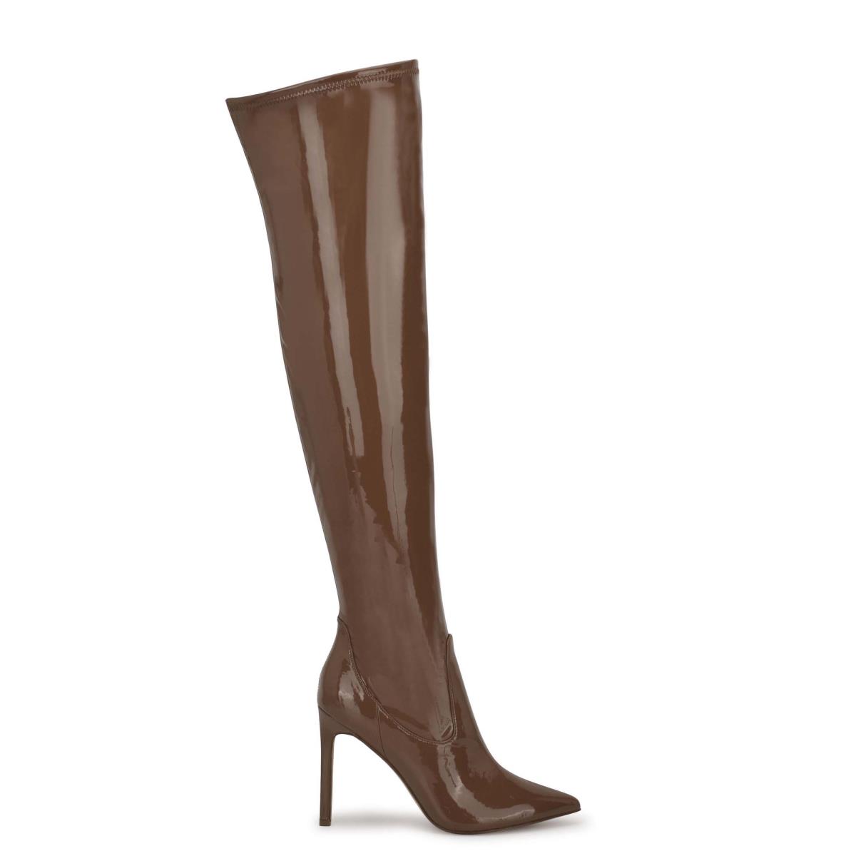 Nine West Tacy Over The Knee Naisten Saappaat Ruskea | 6751OMNGA