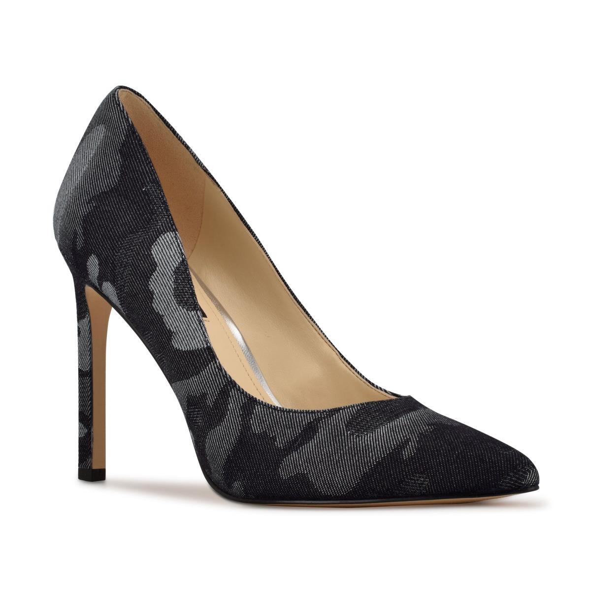 Nine West Tatiana Pointy Varvas Naisten Avokkaat Sininen Camo | 1623QBWMJ