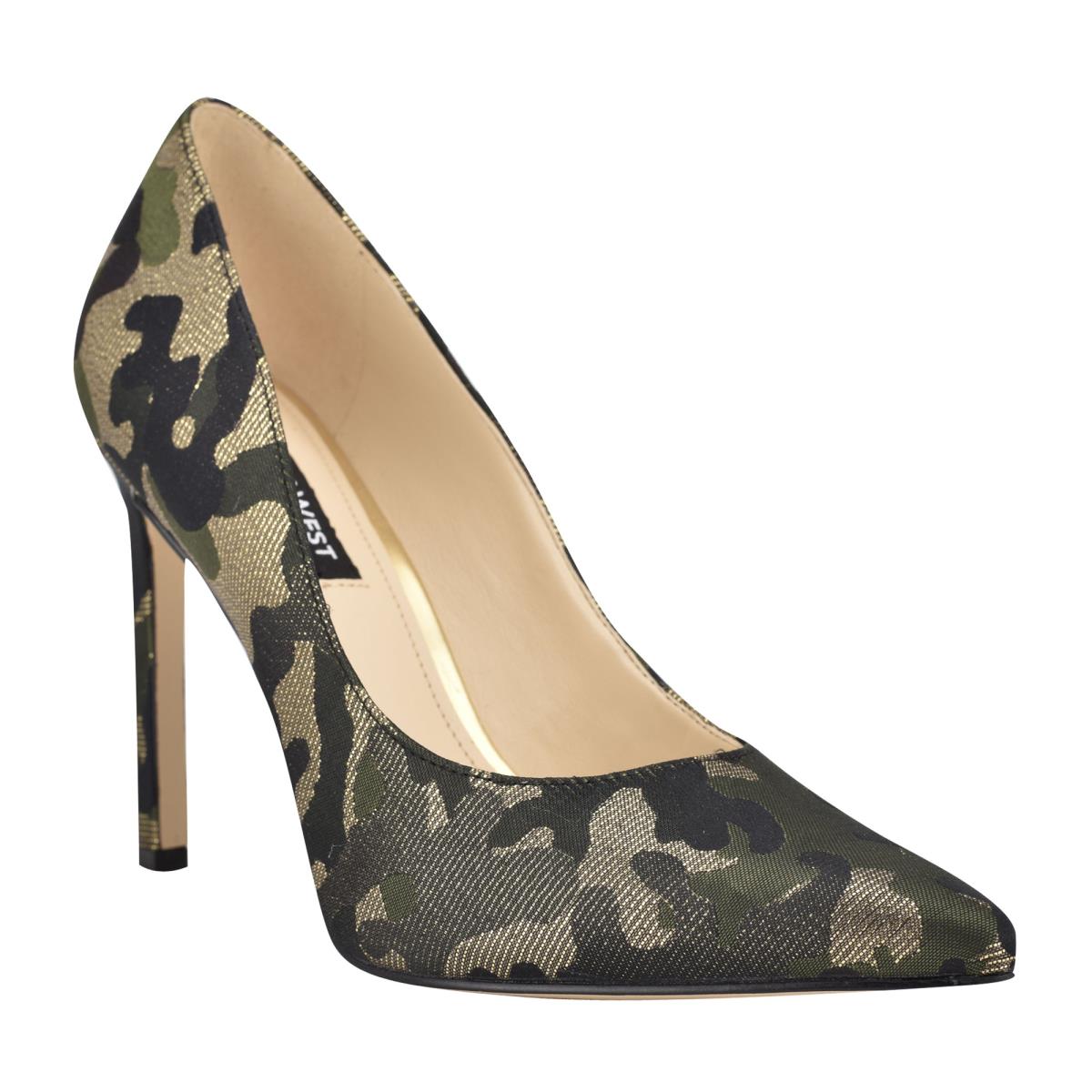 Nine West Tatiana Pointy Varvas Naisten Avokkaat Camo | 6935GMWKQ