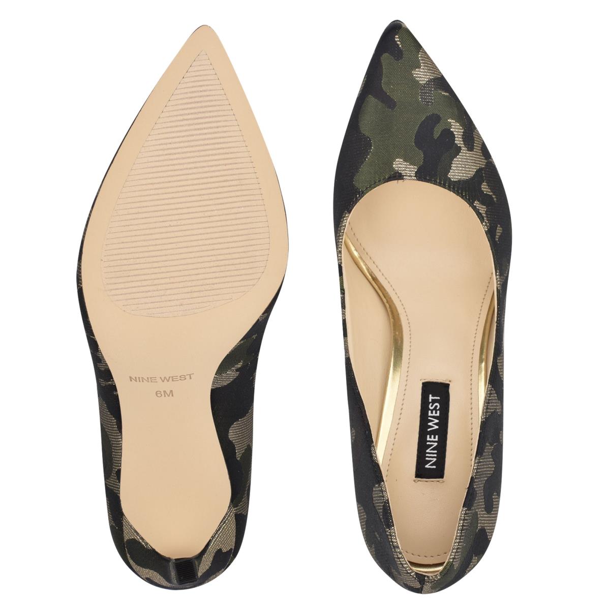 Nine West Tatiana Pointy Varvas Naisten Avokkaat Camo | 6935GMWKQ