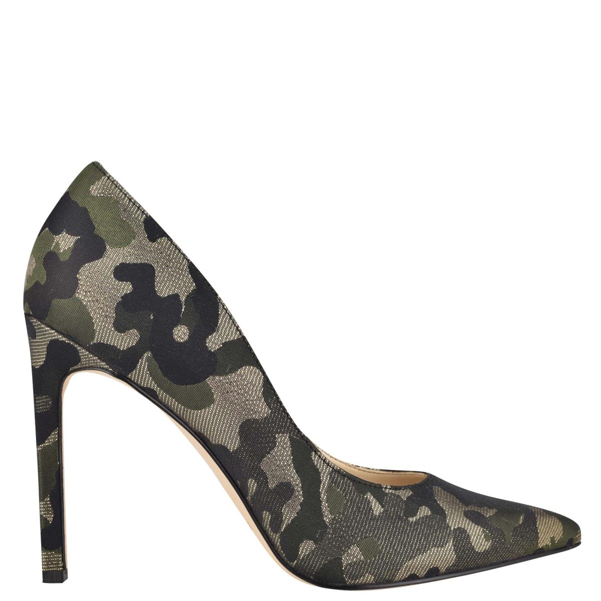 Nine West Tatiana Pointy Varvas Naisten Avokkaat Camo | 6935GMWKQ