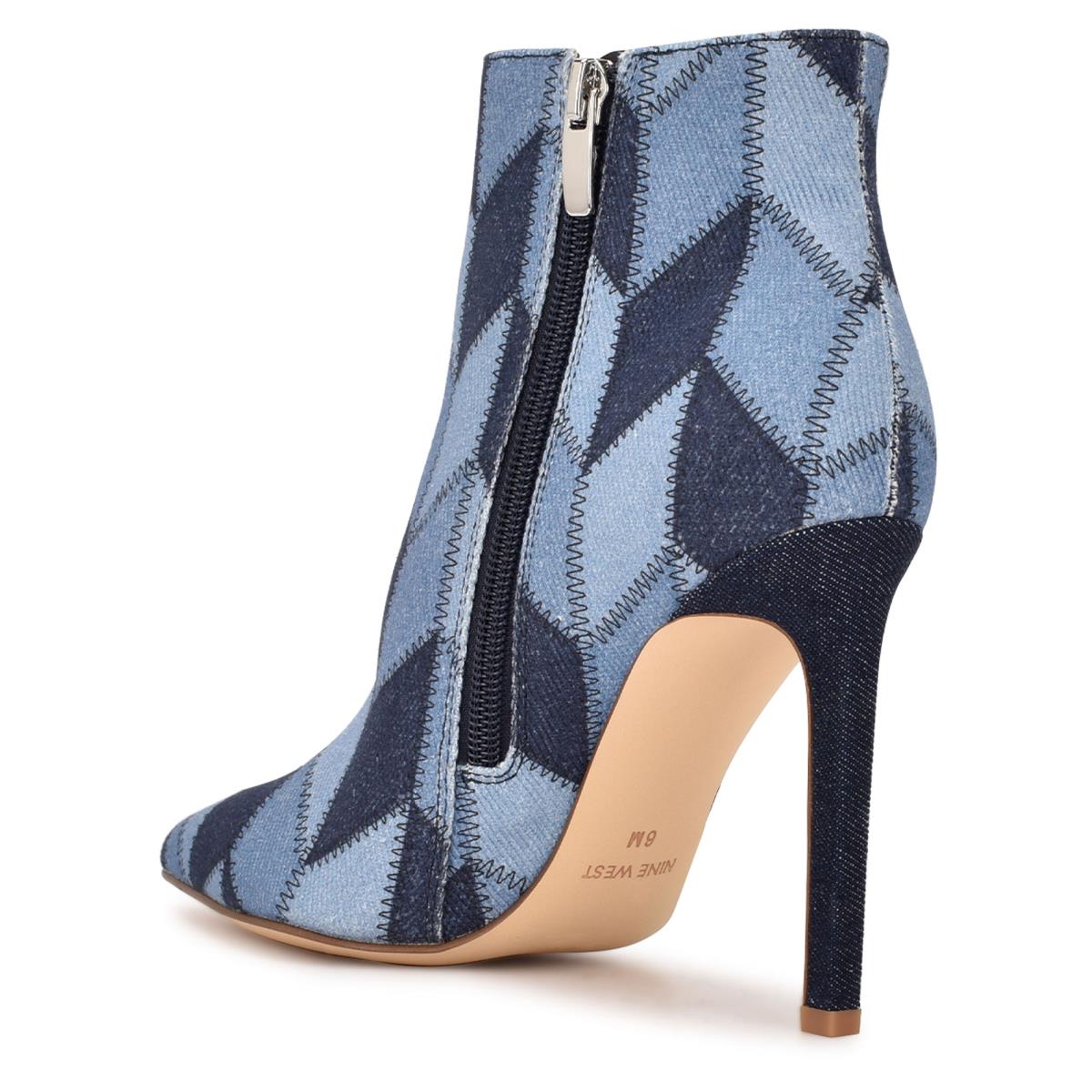 Nine West Tennon Mekko Bootie Naisten Saappaat Sininen | 9875PQFWY