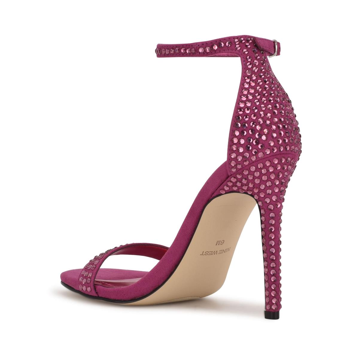 Nine West Toria Ankle Naisten Ranneke Sandaalit Tummanpinkki | 6937ULMCF