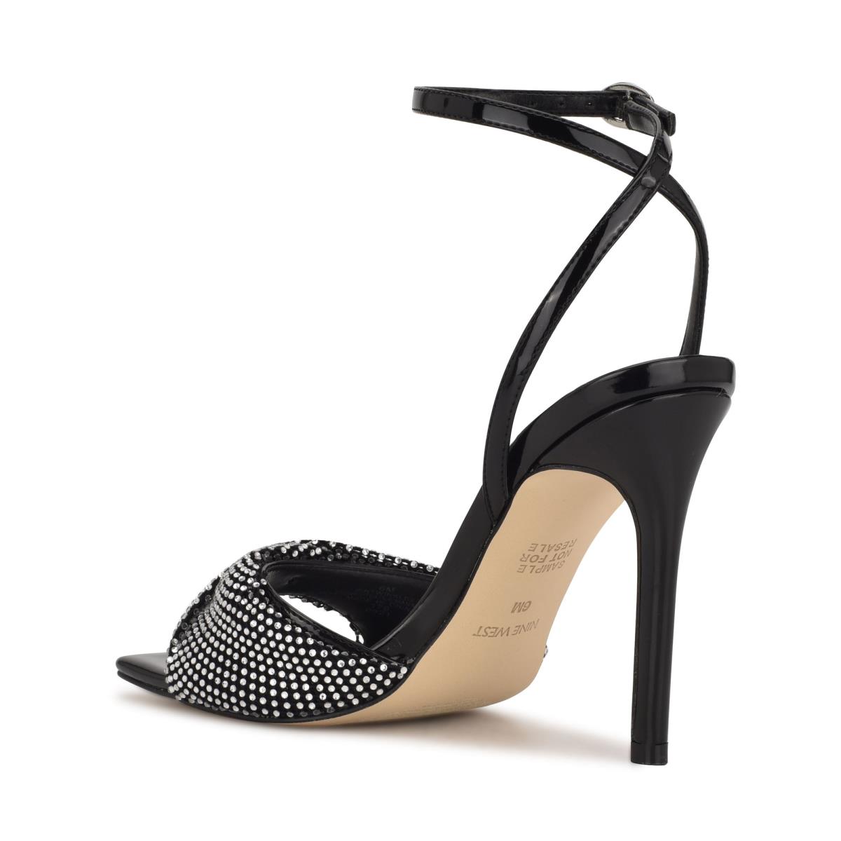 Nine West Twinkle Korko Naisten Juhlasandaalit Mustat | 7839QYRIM