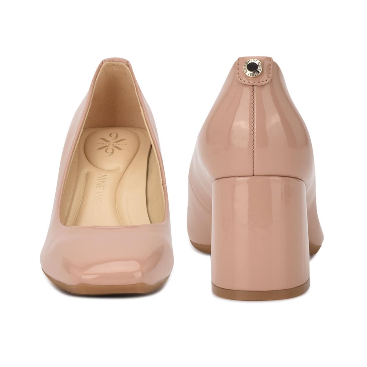 Nine West Vibe 9x9 Block Heel Naisten Avokkaat Beige | 2183ZPOXR