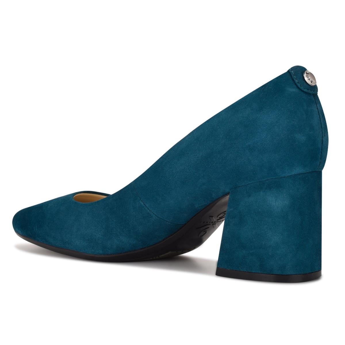 Nine West Vibe 9x9 Block Heel Naisten Avokkaat Turkoosi | 5041QIALT