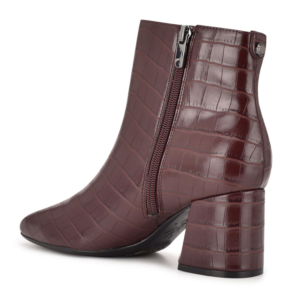 Nine West Vivy 9x9 Korko Naisten Saappaat Claret | 6245UBDYL