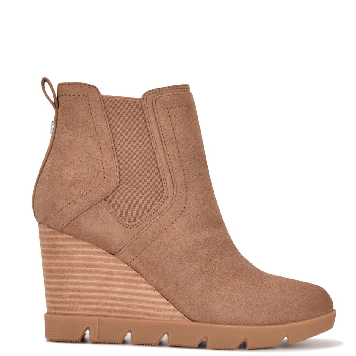 Nine West Wayde Wedge Naisten Saappaat Ruskea | 8723KAVWF